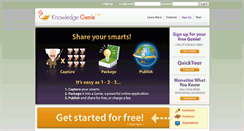 Desktop Screenshot of myknowledgegenie.com